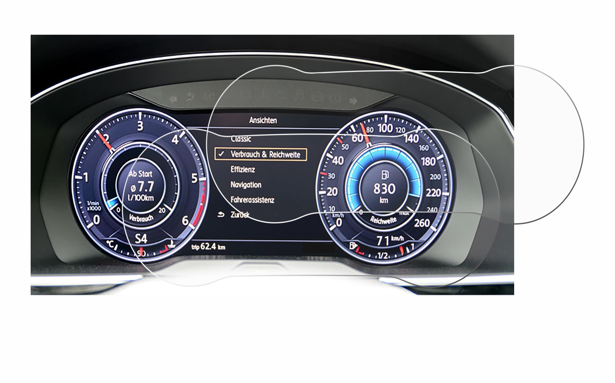 Pellicola Protettiva Opaca Anti-Riflesso Per Volkswagen Tiguan 2021 Discover Media 8" - 2 Pezzi - Foto 1