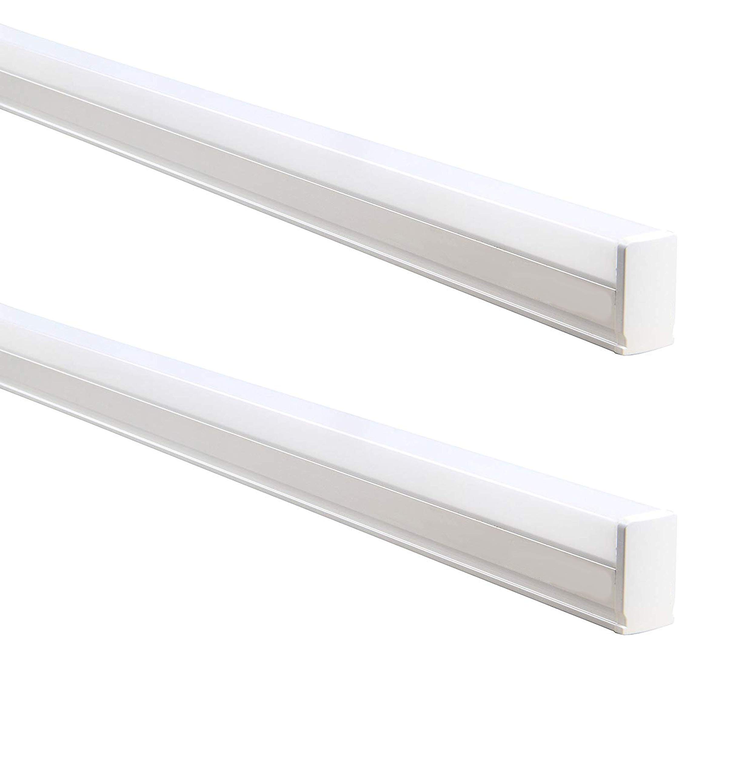 Saish Solutions 24 Volts 12 Watts DC LED 2 Feet GU24 Tube Light, with High Brightness - Pack of 2 (White)