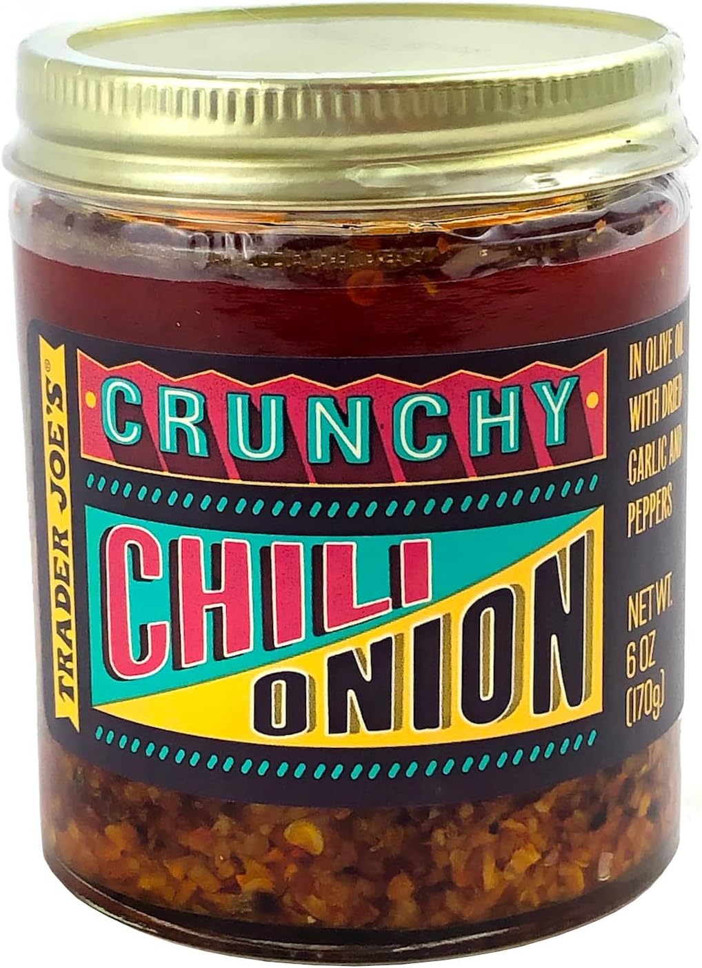 Trader Joe's Chili onion Crunch,1 Pack ( 6 ounce)