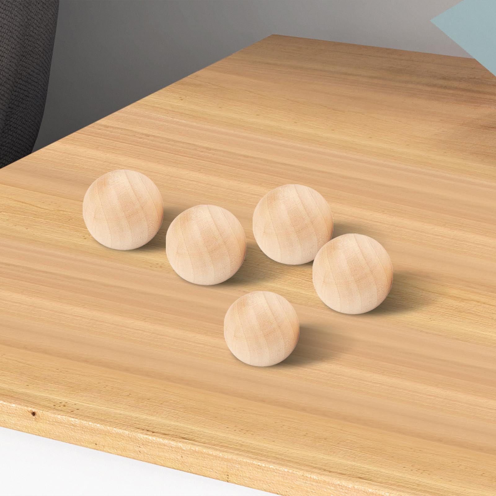 ウッドポール 自作品 240cm 215cm 182cmに付け替え可能 Amazon | Generic 5個 木製ボール 無垢材の自然な質感 クラフト用