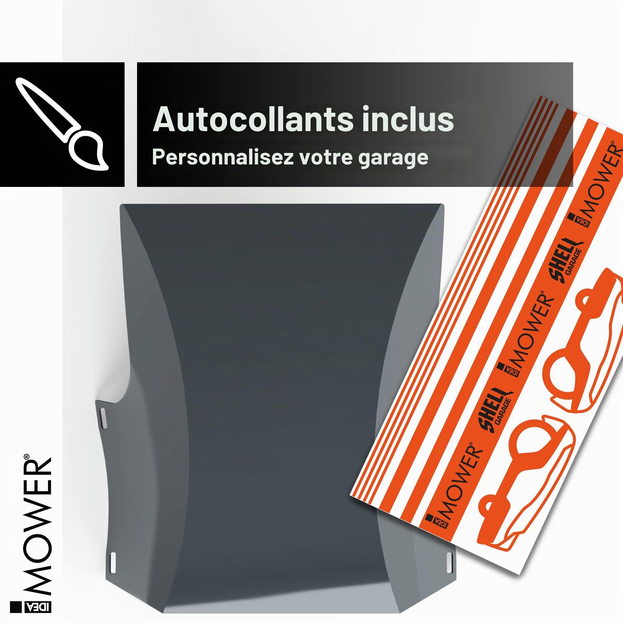 Idea Mower abri pour Robot Tondeuse Shell Compatible avec Husqvarna Automower Robot Tondeuse à Gazon, Fabriqué en matériau Composite d'aluminium