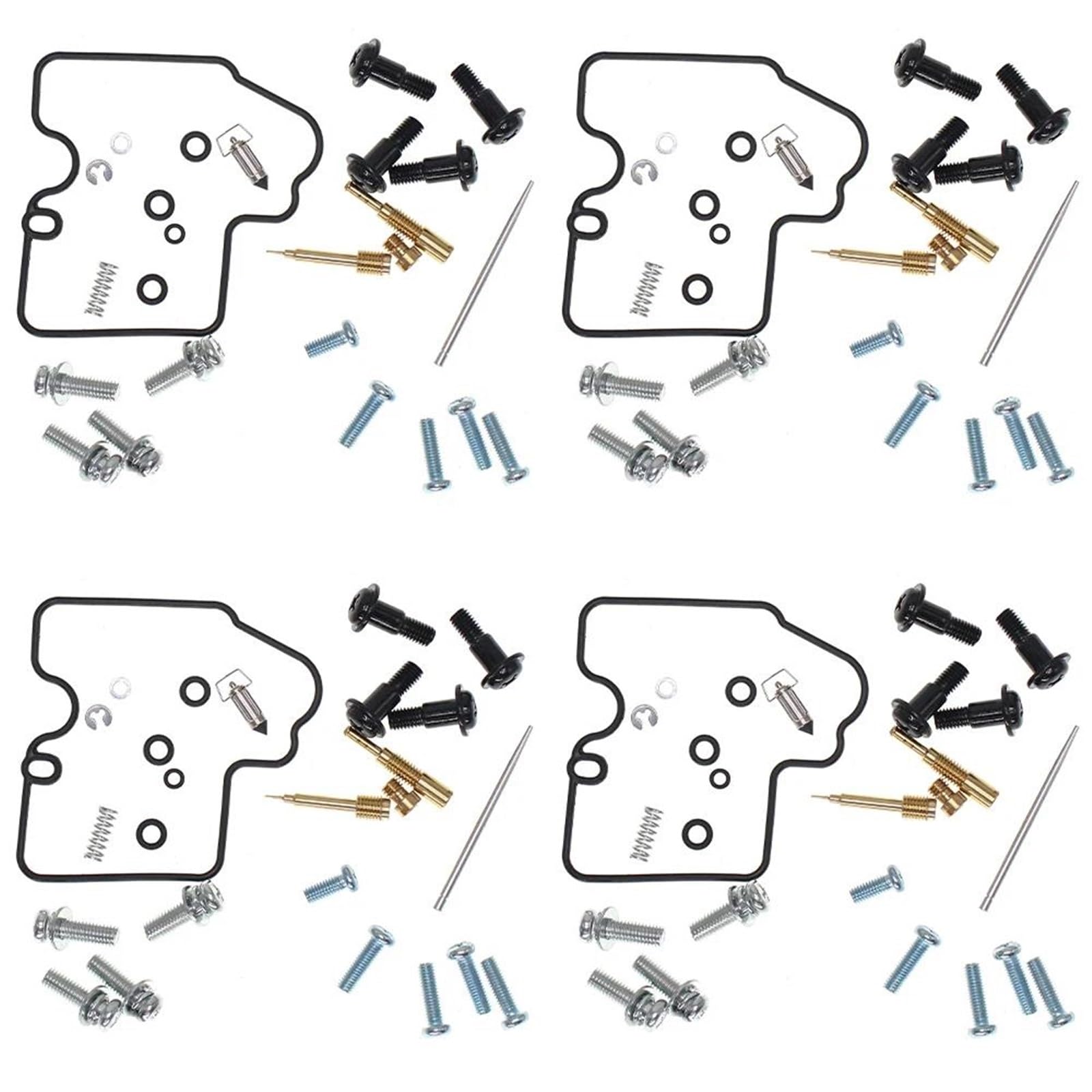 Juego De Reconstrucción Carburador Kit De Reparación Carburador Motocicleta para Yamaha YZF R6 600 (1999-2002): Incluye Junta, Flotador, Aguja Y Repuestos