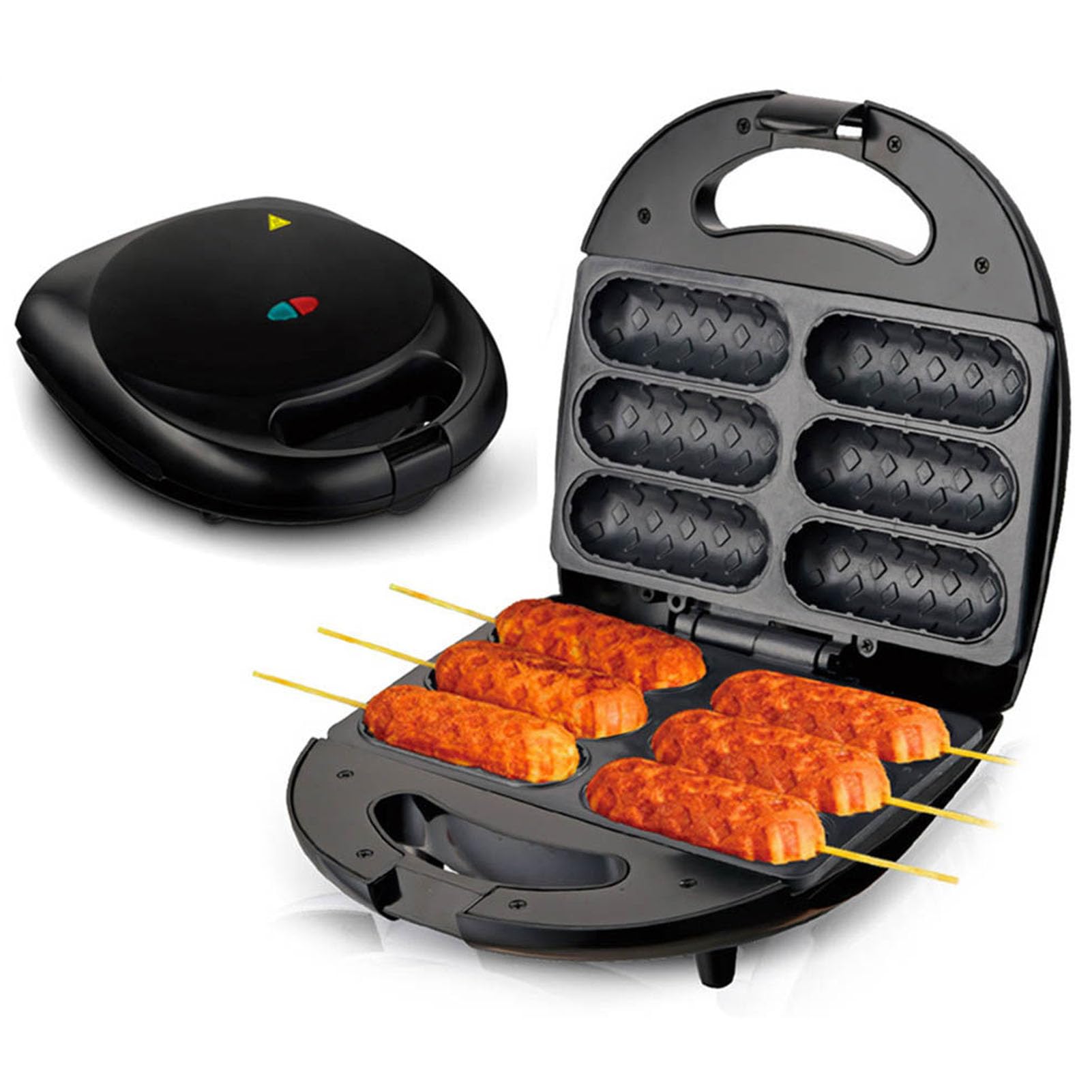 750 W 6-Loch-Antihaft-Mais-Dog-Maker-Maschine (EU)