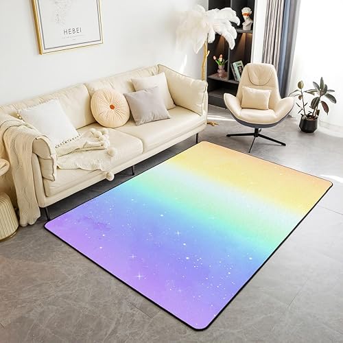 Miniatura 16 de Alfombra decorativa de estilo bohemio retro floral de 5 x 7 pulgadas, 70 segundos, flores hippie bohemias, alfombras para sala de estar para niños,