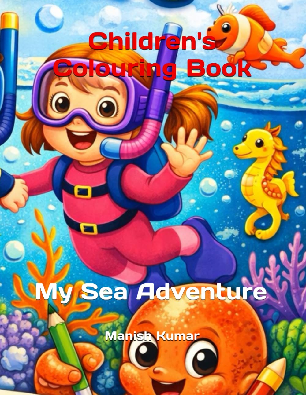 Children's Colouring Book: My Sea Adventure