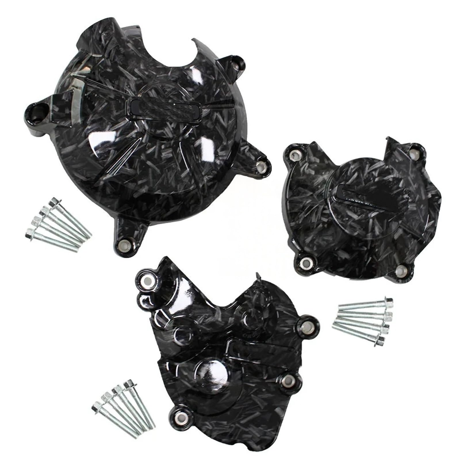 Cappuccio motore moto Custodia Protettiva Per Coperchio Statore Motore Moto Per ZX-6R 2007-2024 Kit Di Sostituzione Regolabile Per Uso Generale