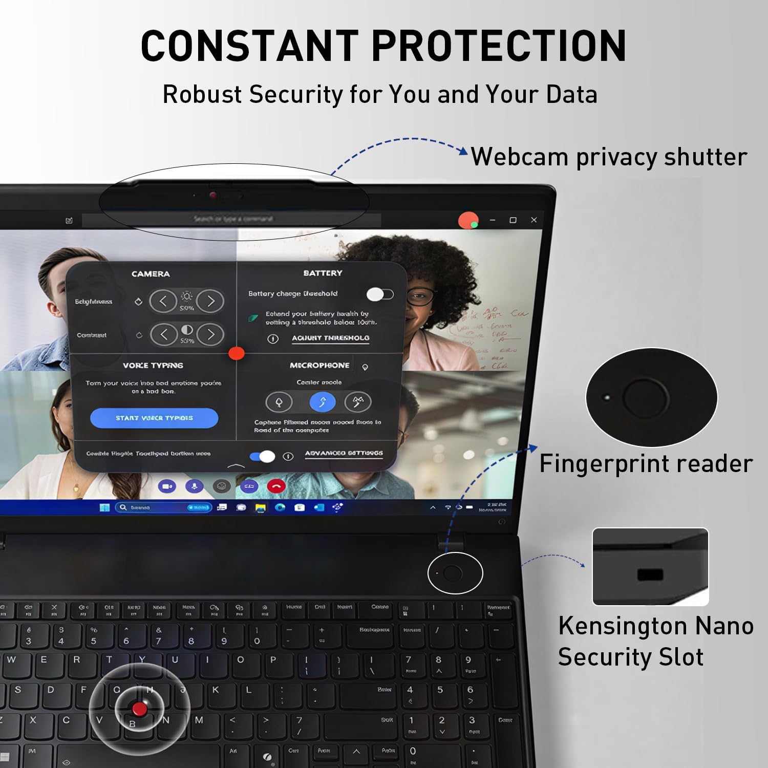 Lenovo ThinkPad L16 AI Business Laptop, 16-inch FHD+ 1920 * 1200 60Hz Display, Intel Core Ultra 7 255U, 32GB DDR5 + 1TB SSD, WiFi 6, Backlit Numeric Keyboard, Low Blue Light, Black image 5