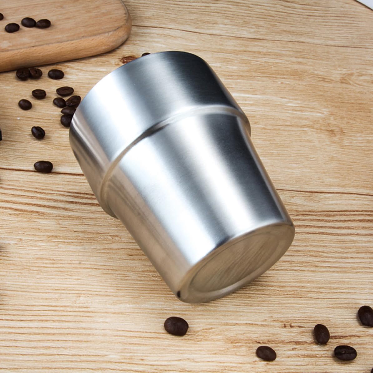 6 Stück Edelstahltasse mit Mehrschichtigem Isolationsdesign Großer Trinkbecher für Heiße Getränke Stapelbar und Leicht zu Verstauen für Outdoor Party Einsatz
