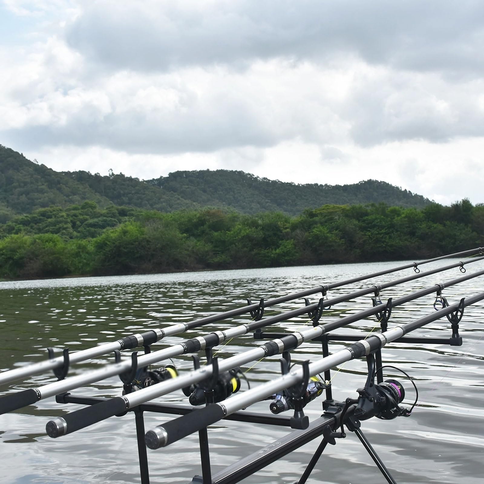 Viajes Caña de Surf 5,0/4,5/4,2/3,9 m, Pesca telescópica, Potencia Viaje, 60-200g, Poste Orilla for Surfcasting Agua Dulce