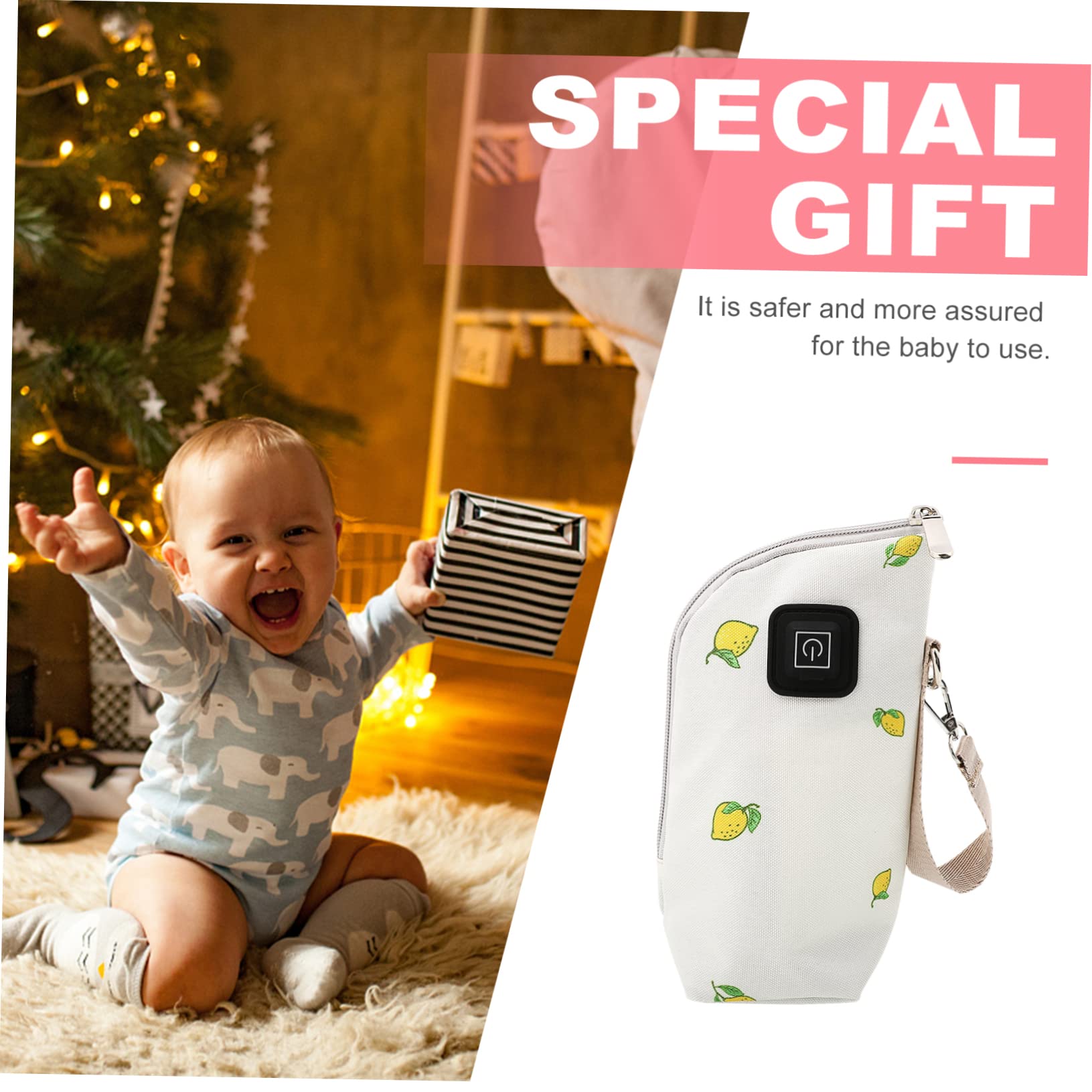 BESPORTBLE Bottle Insulator Pouch Milk Warmer Cover Warmer Thermal Bag USB Charging Insulated Cover for Baby Bottles