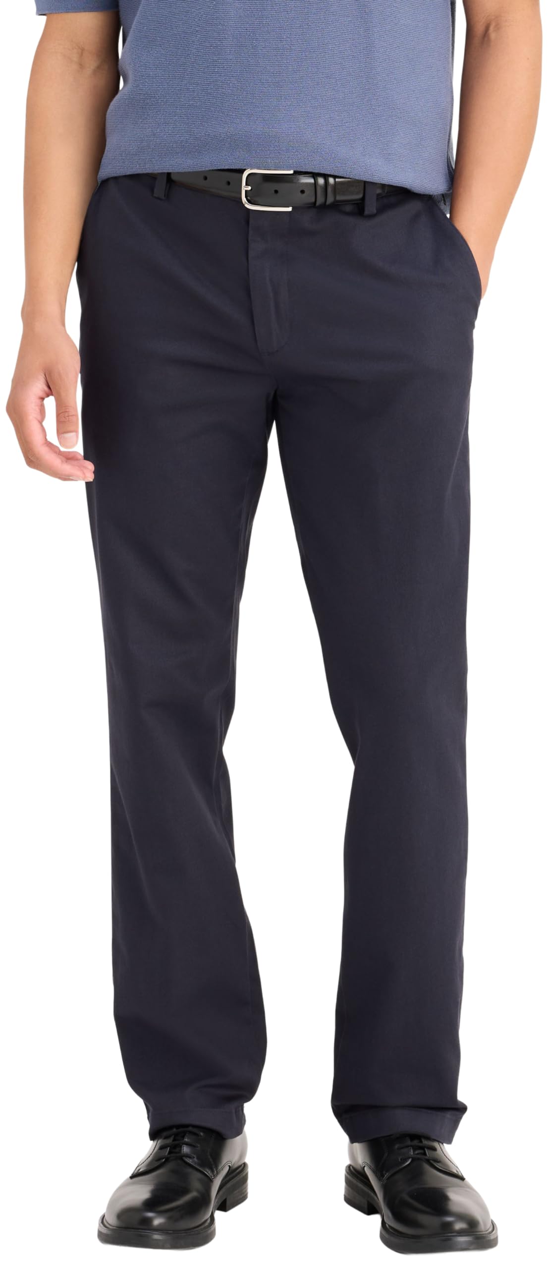 DOCKERS Men's Straight Fit Signature Lux Cotton Stretch Khaki Pant