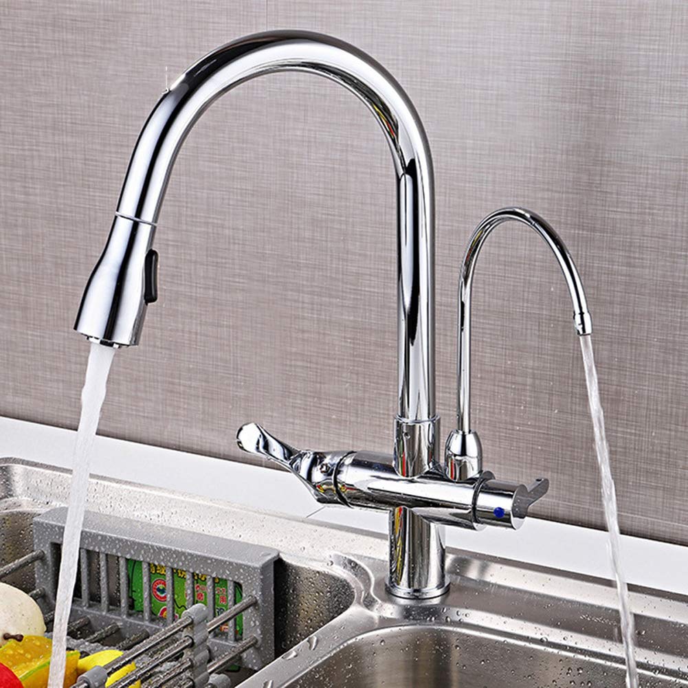 Robinet mitigeur de cuisine avec filtre à eau intégré pour un usage quotidien fluide