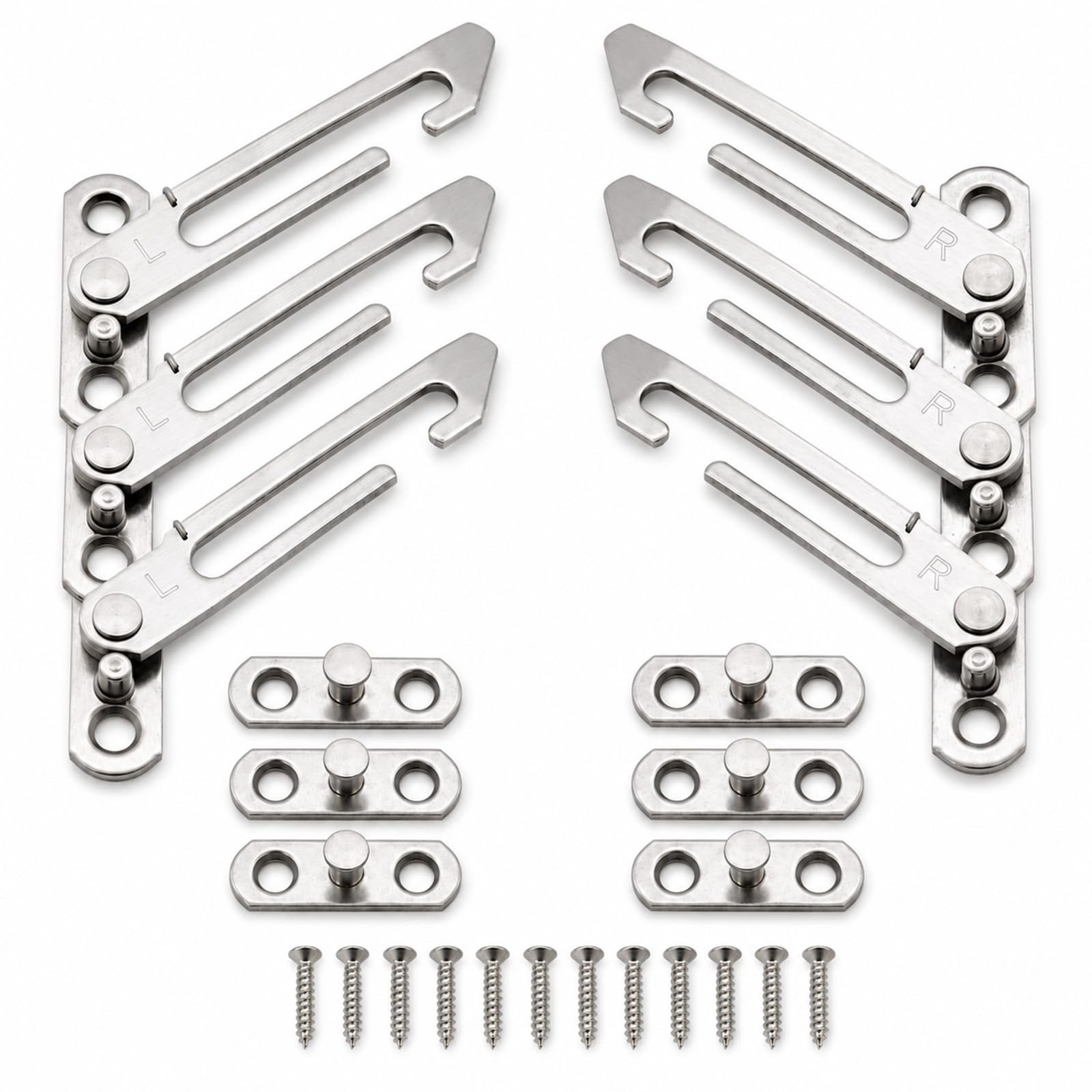 6PCS Window Restrictors, Window Locks, UPVC Safety Catches