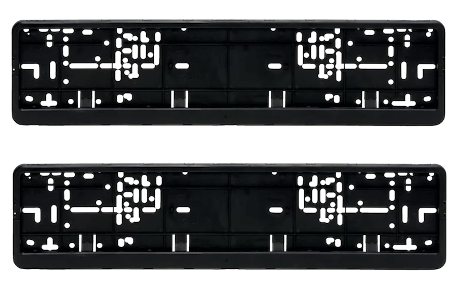 Adadfox CAR Number Plates Frame (Number Plates Holders)Front and Back for HSRP Plate for All