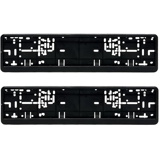Adadfox CAR Number Plates Frame - Front & Back
