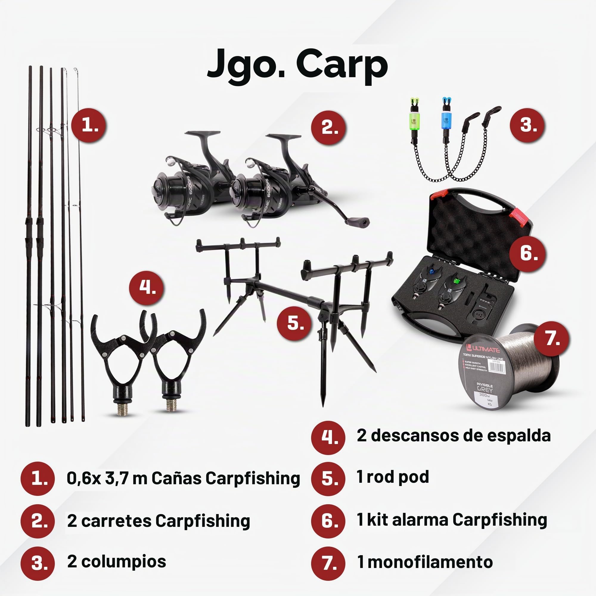 Ultimate Adventure Carp Set 12ft - Combo Carpfishing