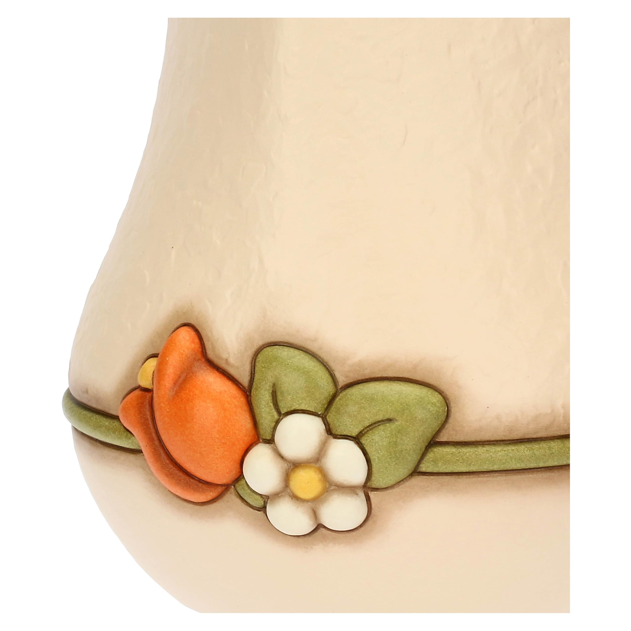 THUN - Poggiamestoli - ceramica - Collezione Country Bloom - 13,5 x 12,9 x 15,6 cm