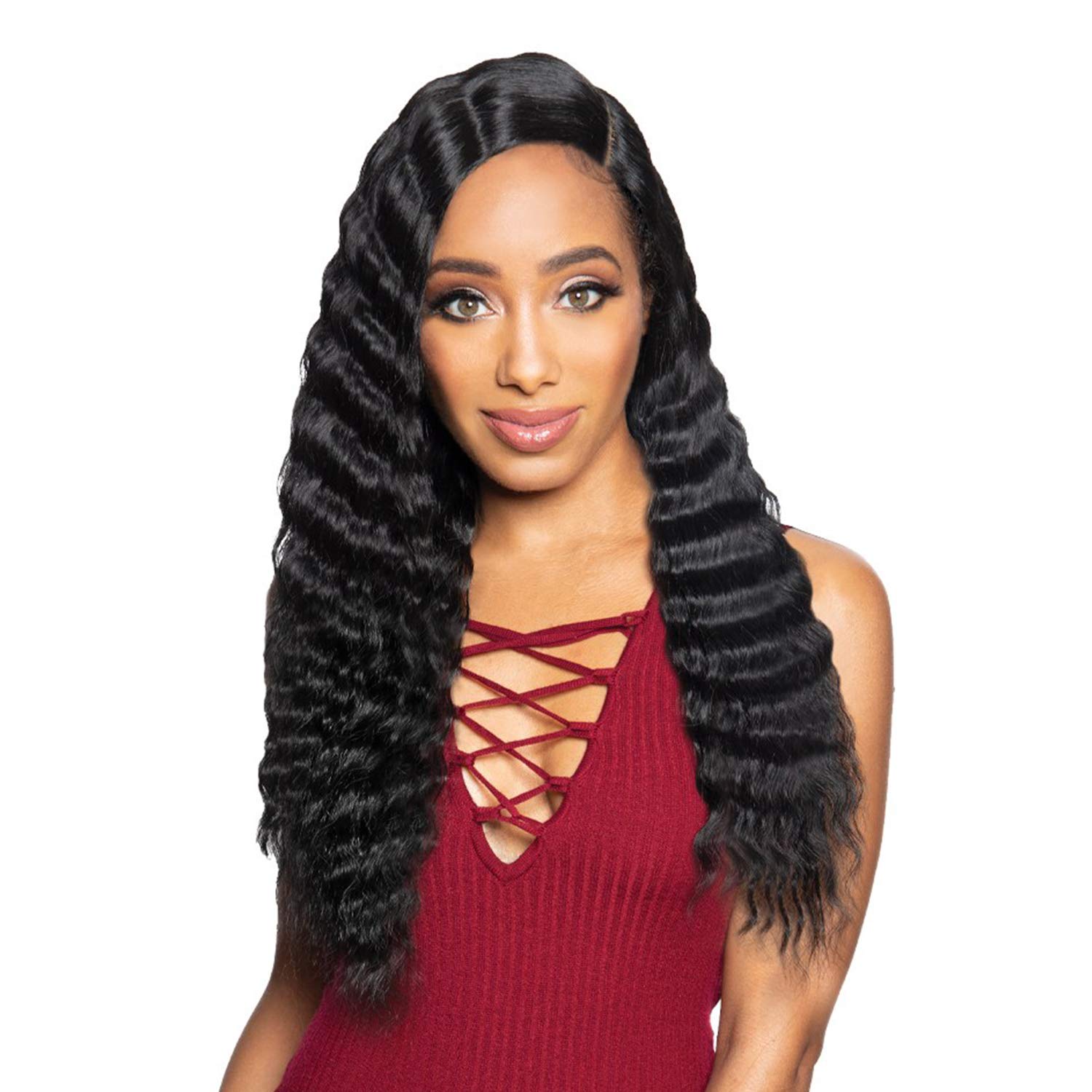 Zury Sis Beyond Synthetic Hair Lace Front Wig – BYD LACE H CRIMP 22 (FS1B/30) Zury Sis Beyond Synthetic Hair Lace Front Wig – BYD LACE H CRIMP 22 (FS1B/30)
