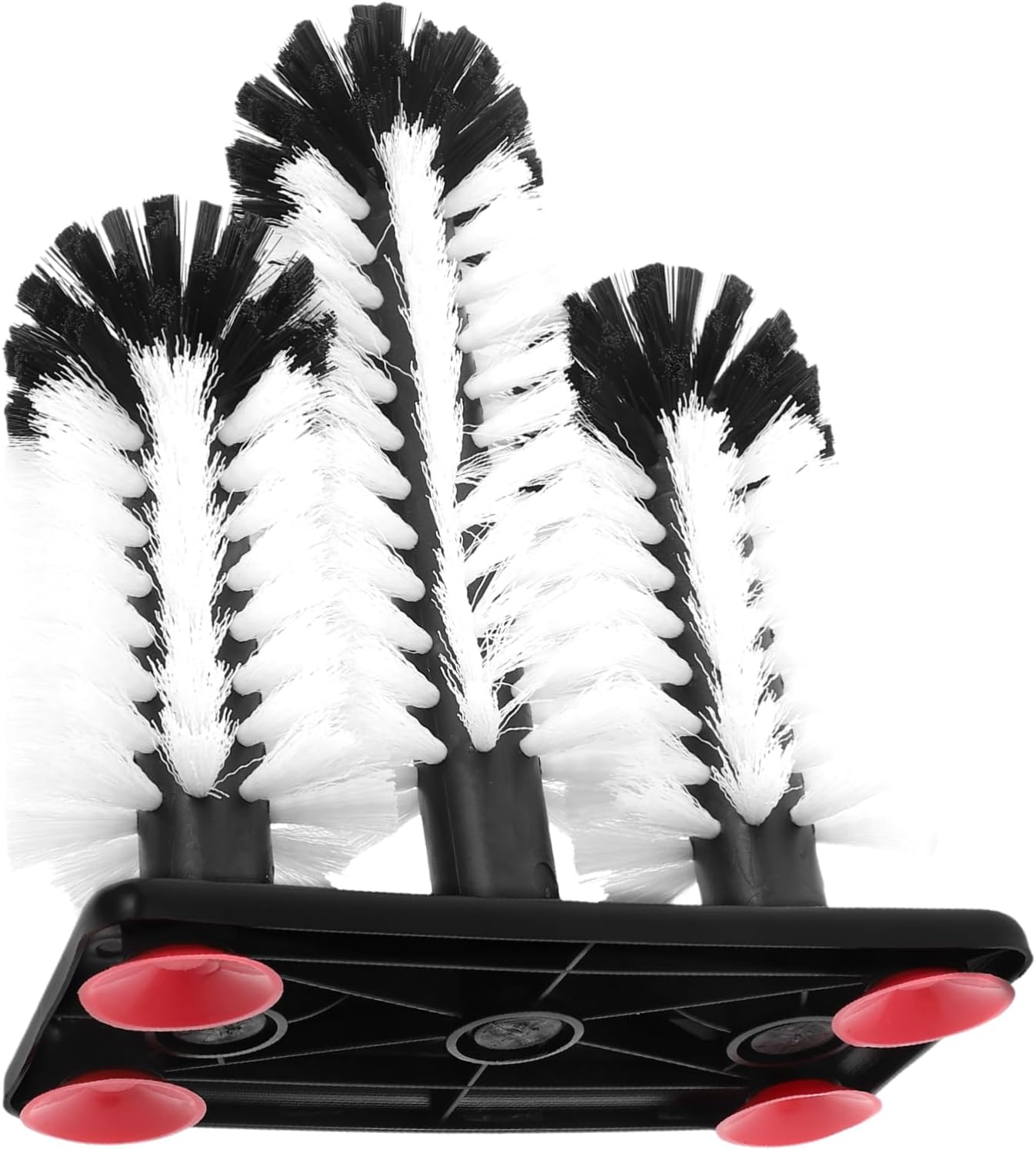 Suction Cup Cleaning Brush Set Removable 3 in 1 Soft Bristles