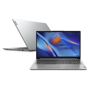 Notebook Lenovo IdeaPad 1 R3-7320U 4GB 256GB SSD Linux 15.6" 82X5S00600 Cloud Grey