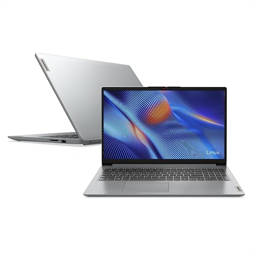 Notebook Lenovo IdeaPad 1 R3-7320U 4GB 256GB SSD Linux 15.6" 82X5S00600 Cloud Grey