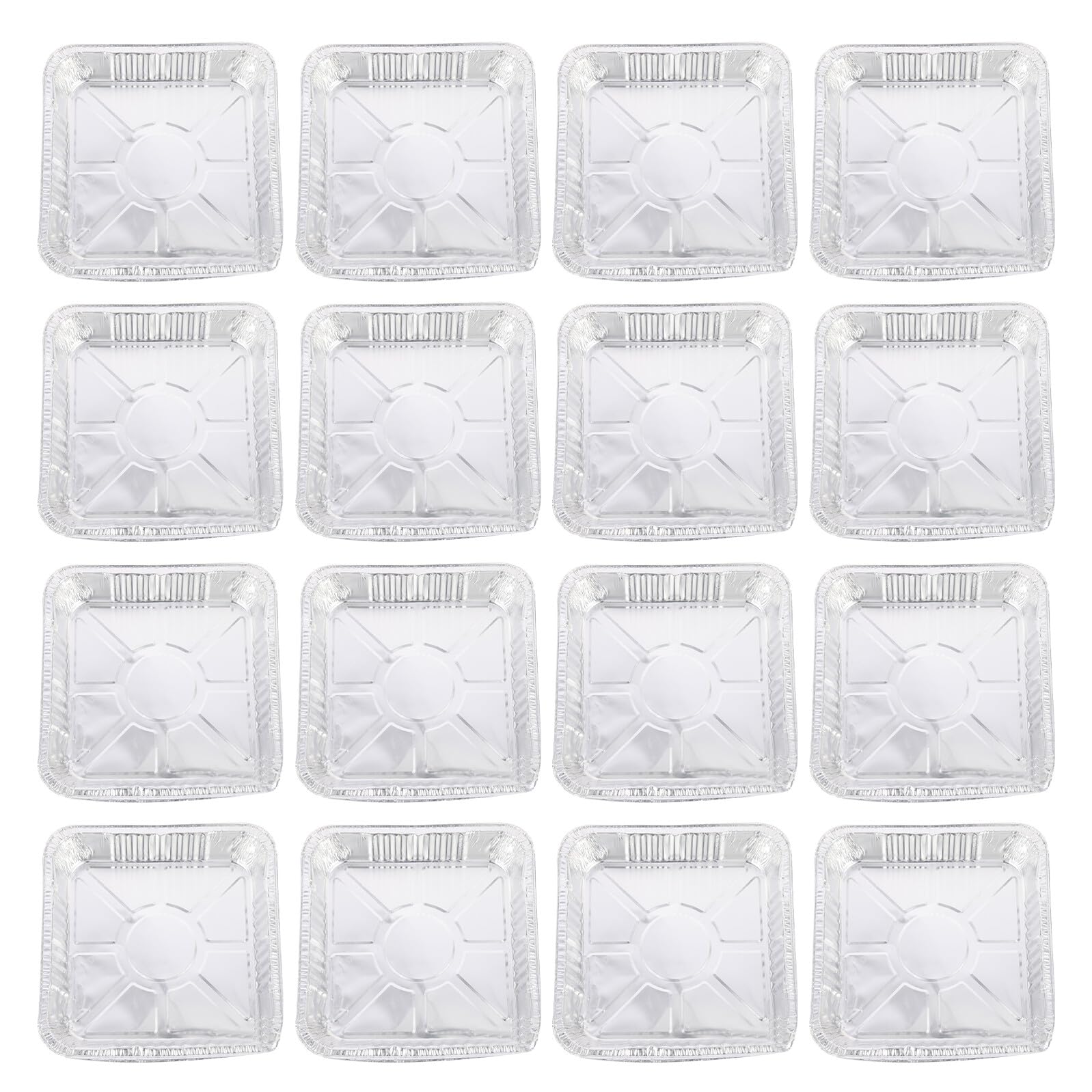 Bandejas de aluminio cuadradas de 1440 ml para solucionar la limpieza al hornear