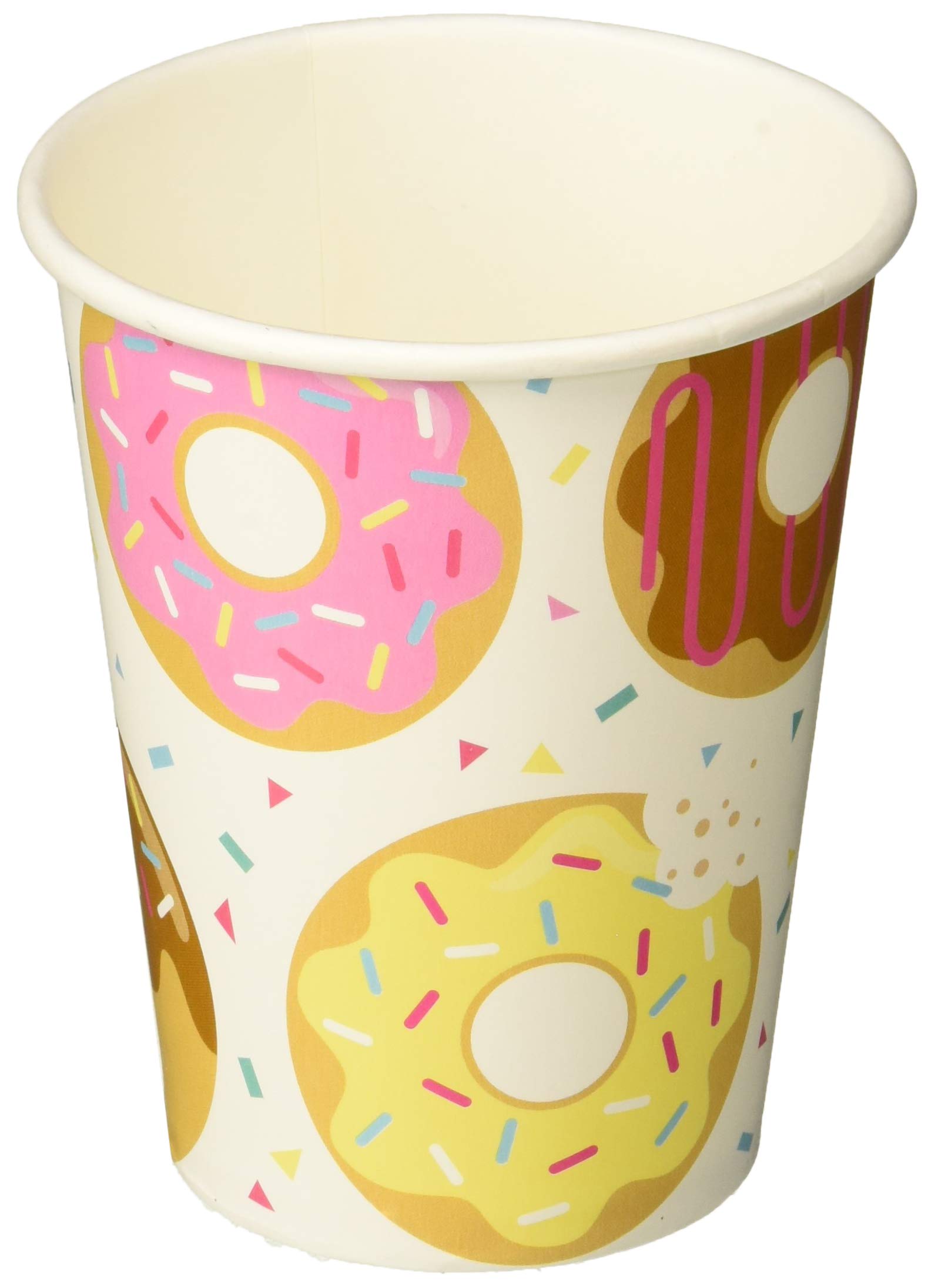 Creative Convertting Colourful Donuts Paper Cups - 8 Pcs