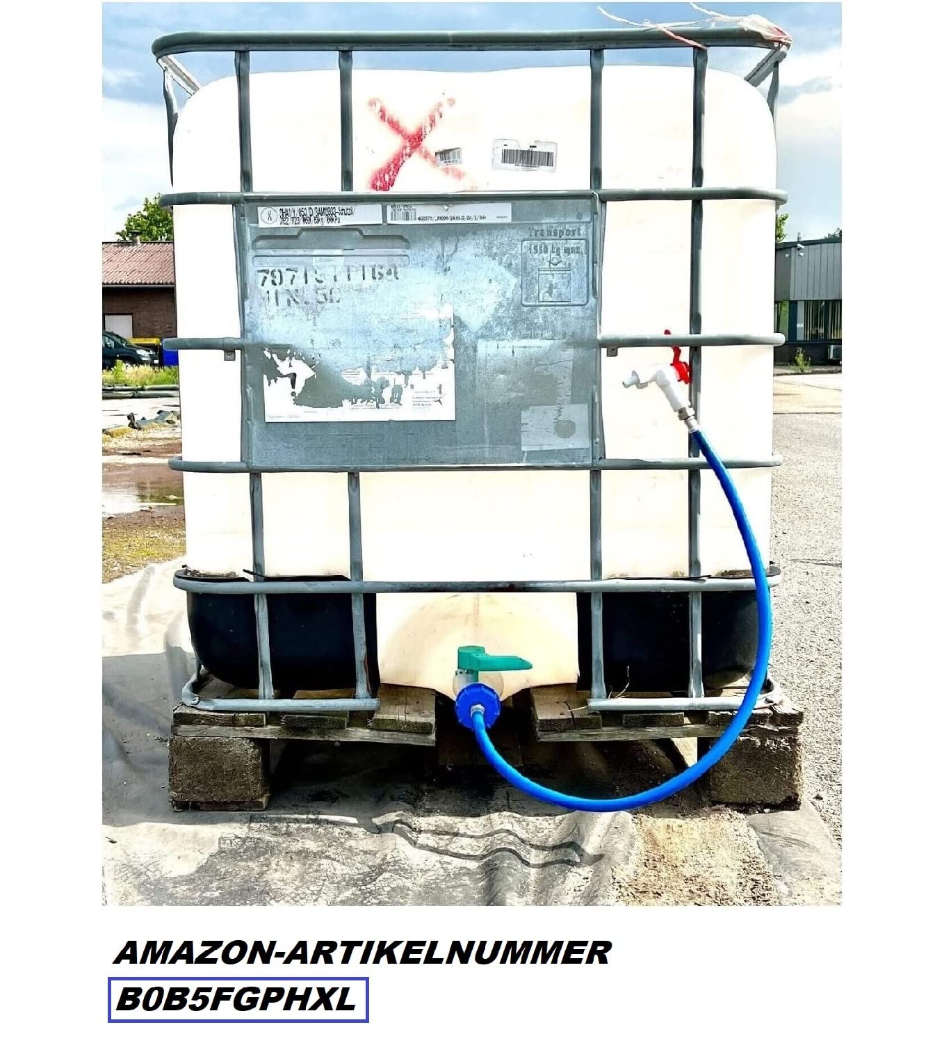 UZMAN Tränkebecken 4 Liter IBC Container Schwimmertränke Viehtränke Pferde Rinder
