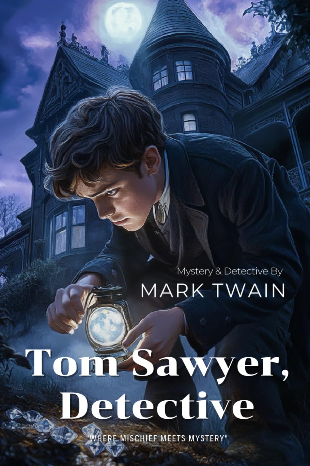 Tom Sawyer, Detective By Mark Twain (Illustrated & Annotated): A Mississippi Mystery of Murder and Hidden Diamonds