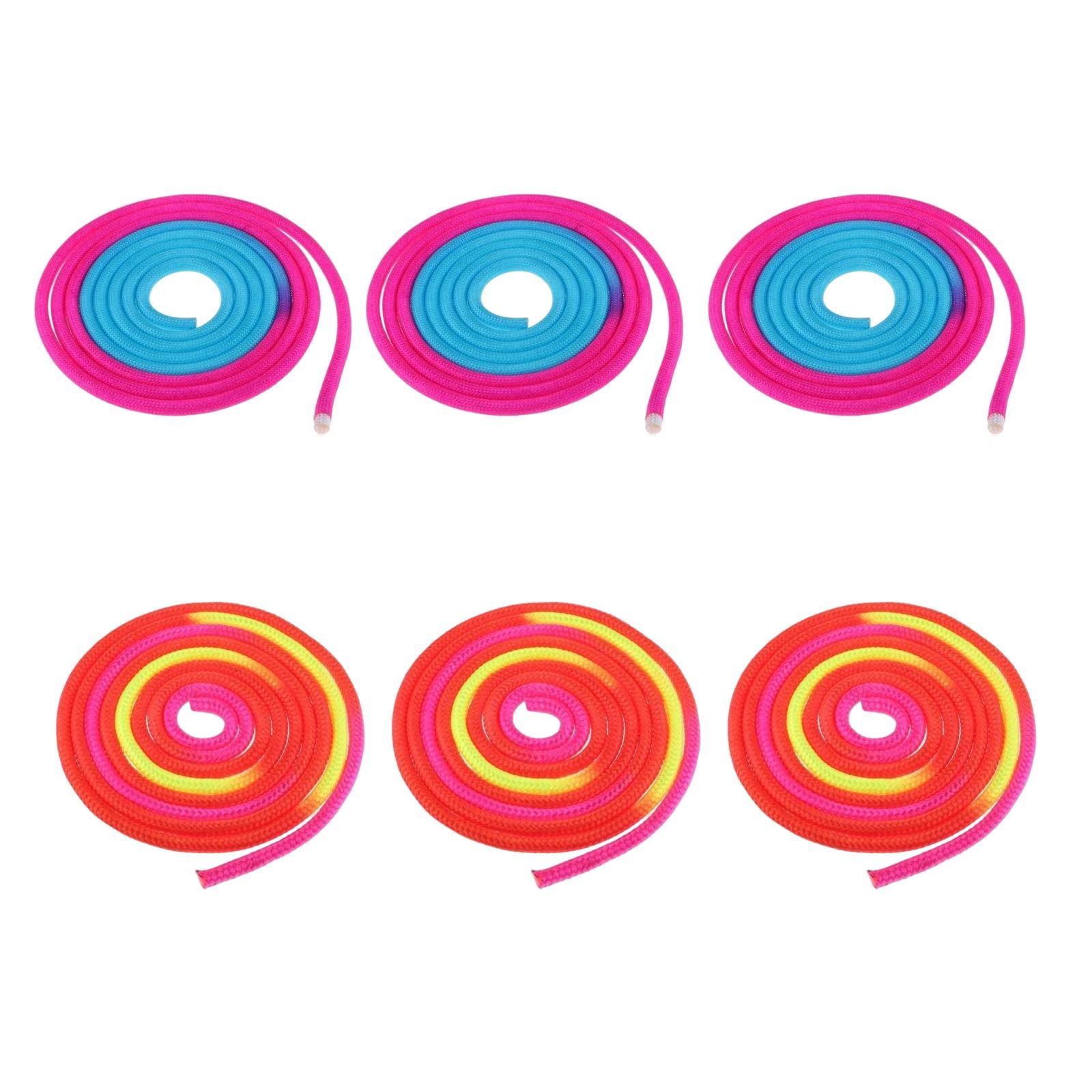 6X Rainbow Artistic Gymnastics Rope Exercise Fitness Rope| Sports Equipment | Outdoor Sports Gear | Exercise Gear-image-49