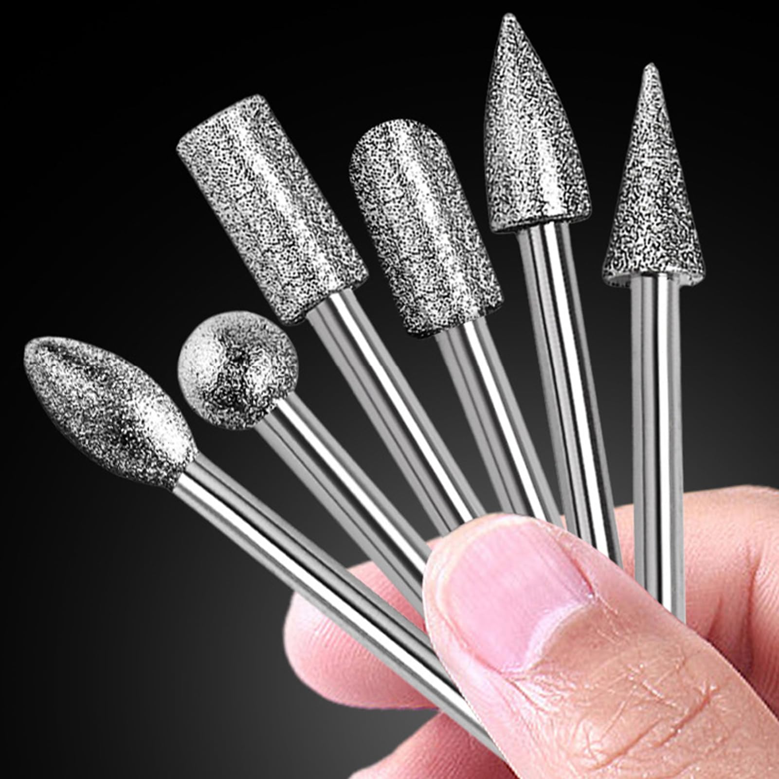 12 Frese Diamantate In Carburo Di Tungsteno - Set Per Lavorare Metallo, Legno E Più! - Foto 6