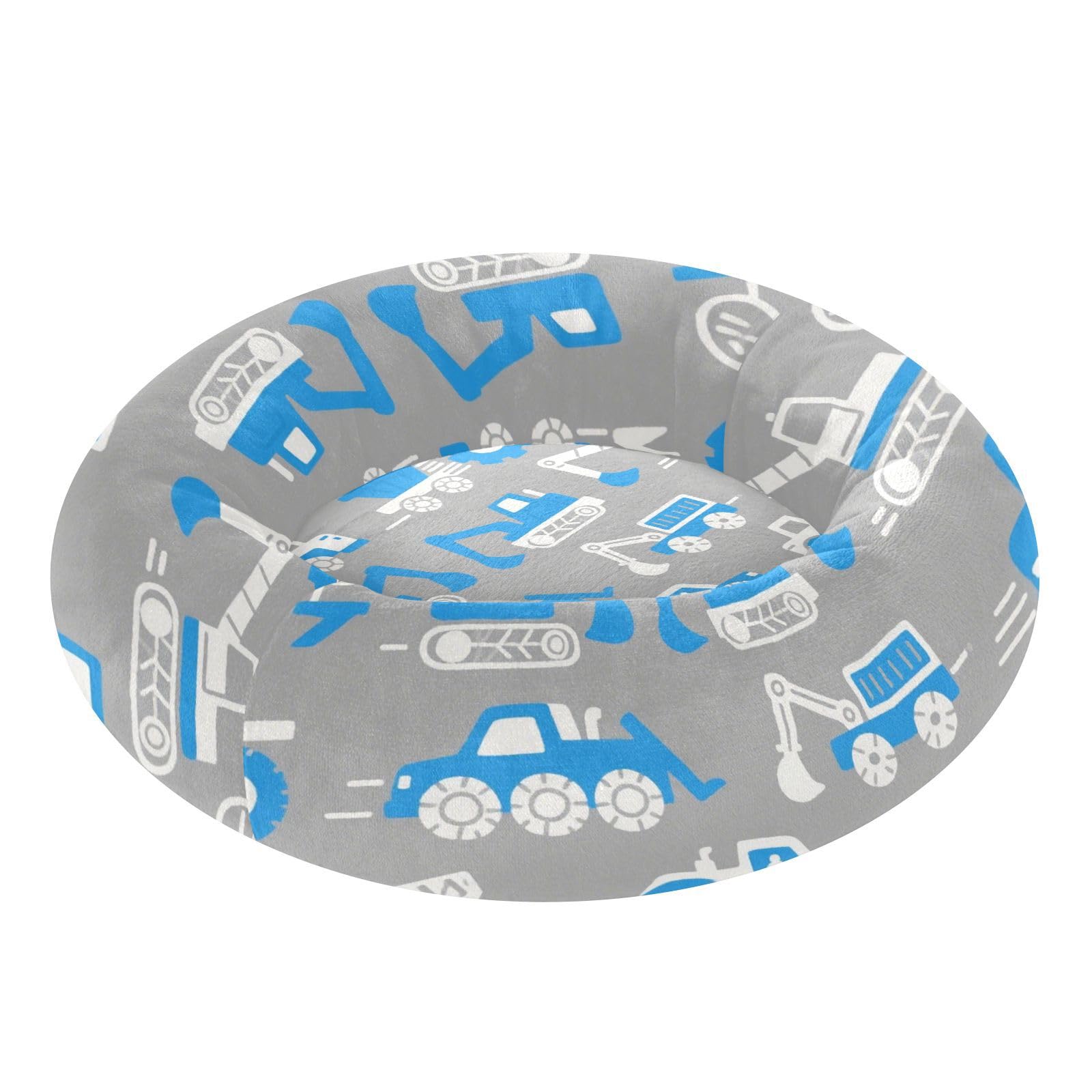 Panier pour chat et chaton bleu vif contre le froid de taille M