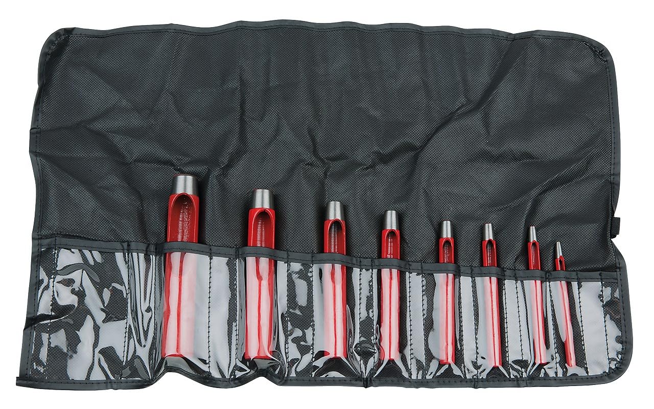 KS Tools 129.2109 Rundlocheisen-Satz, 8-tlg.