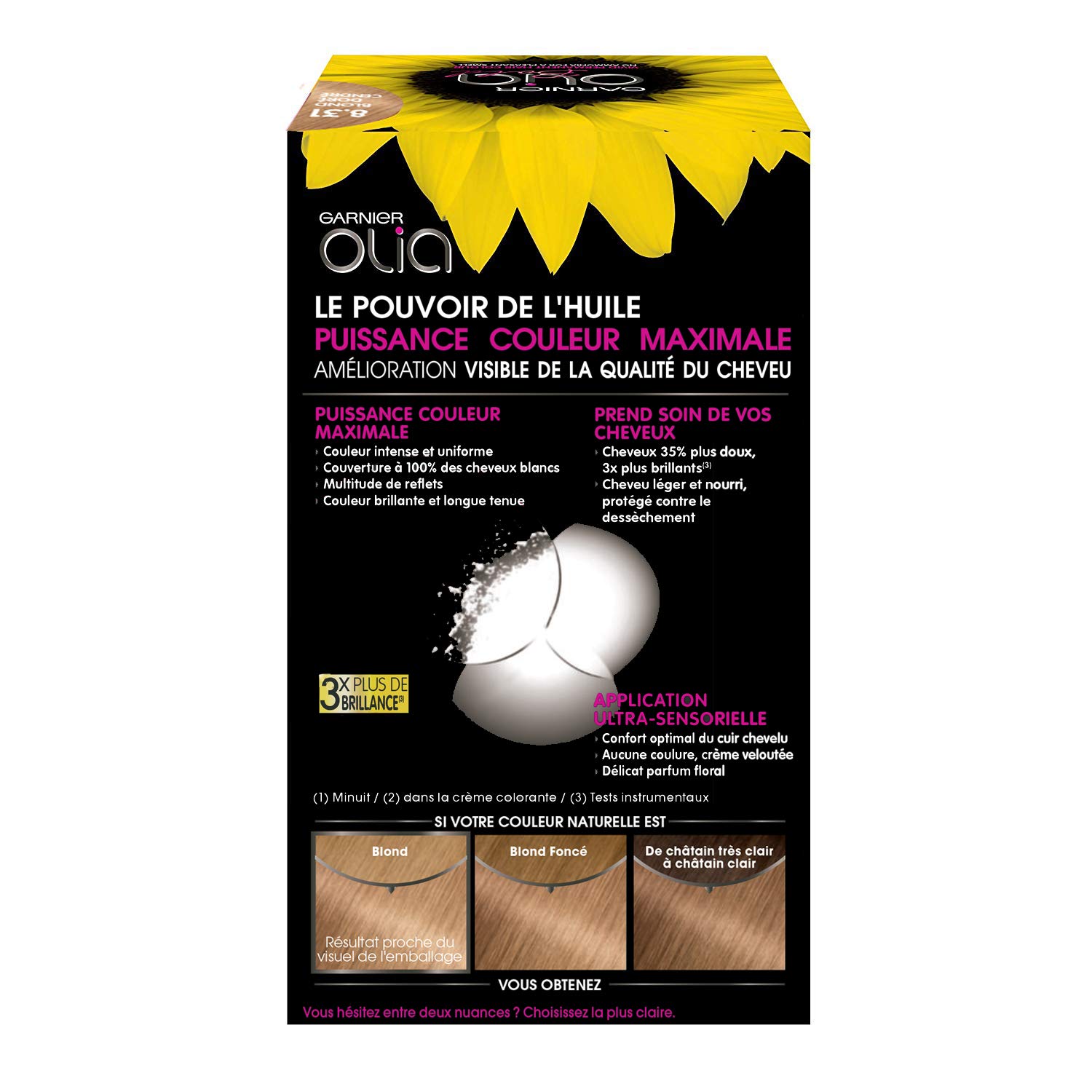 Garnier Olia Farba do Włosów, Blond Doré Cendré, 174 ml