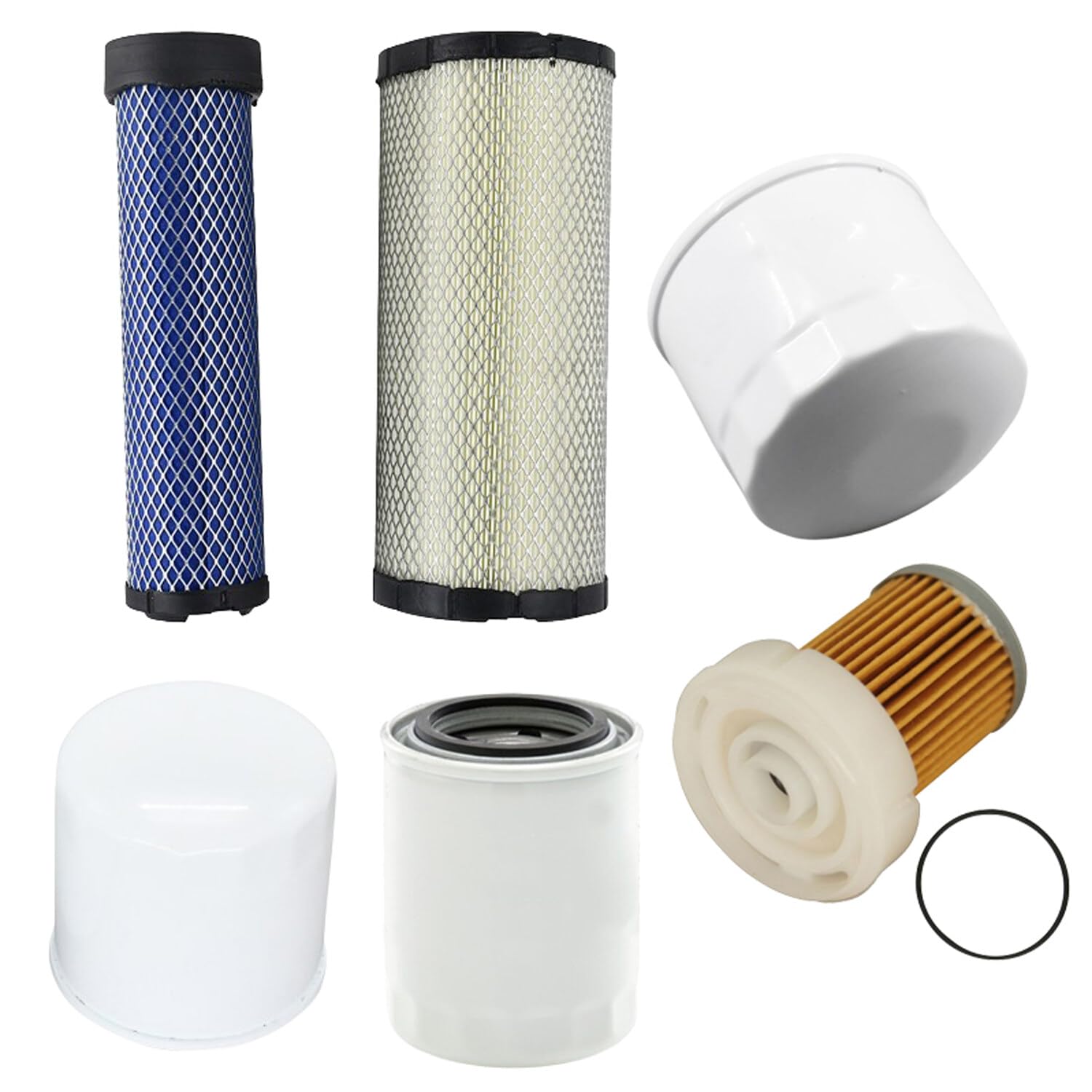 Kit de filtro de mantenimiento TA040-93230 TA040-93220 compatible con Kubota Tractor L2800 L3200 L3400 L3700SU L3800