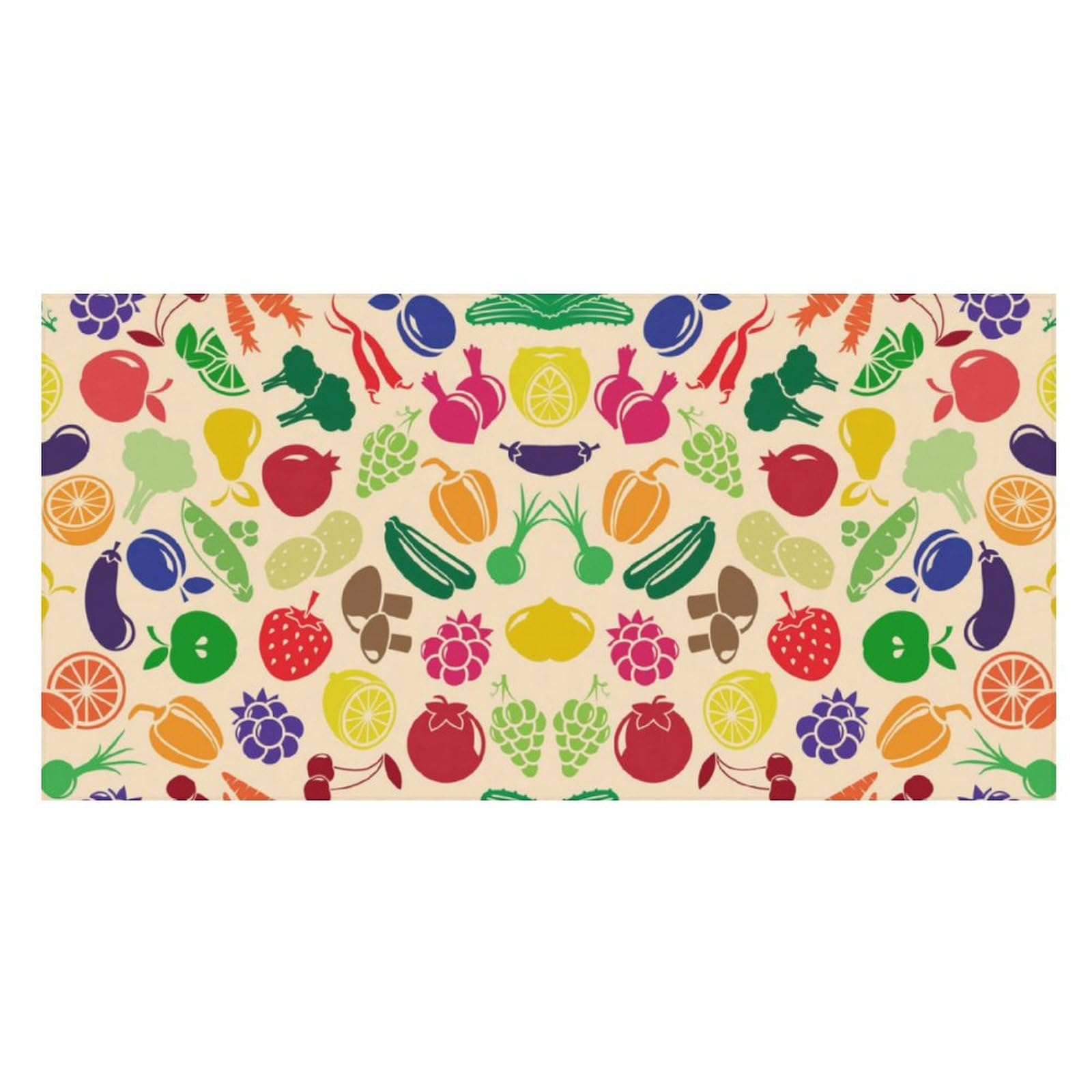 LWORZIIB Beach Towel, Vegetable And Fruit Bath Towel, Pool Towel Great for Gym Swimming 80 X 160cm