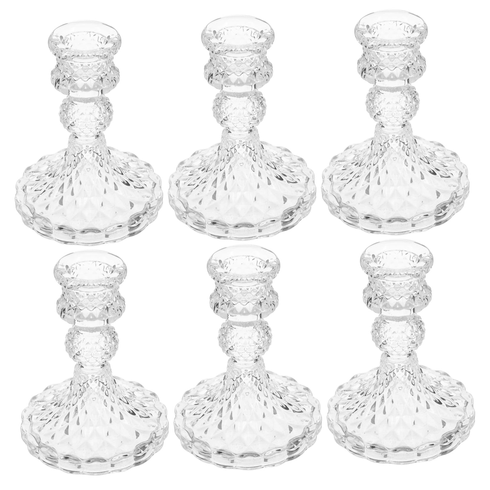 Bougeoir verre transparent MAGICLULU : la solution pour stabiliser vos bougies de fête