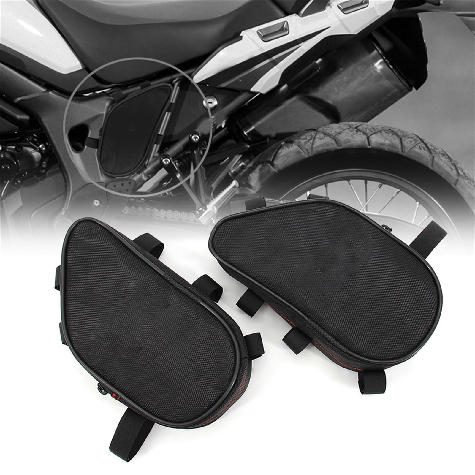 Boîte à outils de cadre CRF1000L Africa Twin pour vos voyages et pistes moto