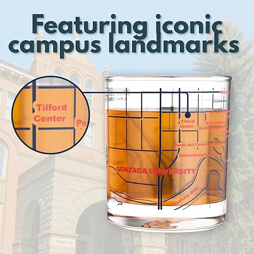 Miniatura 23 de Juego de vasos de whisky de la Universidad de Virginia Occidental (2 vasos de bola baja) – Contiene logotipo de West Virginia Mountaineers a todo