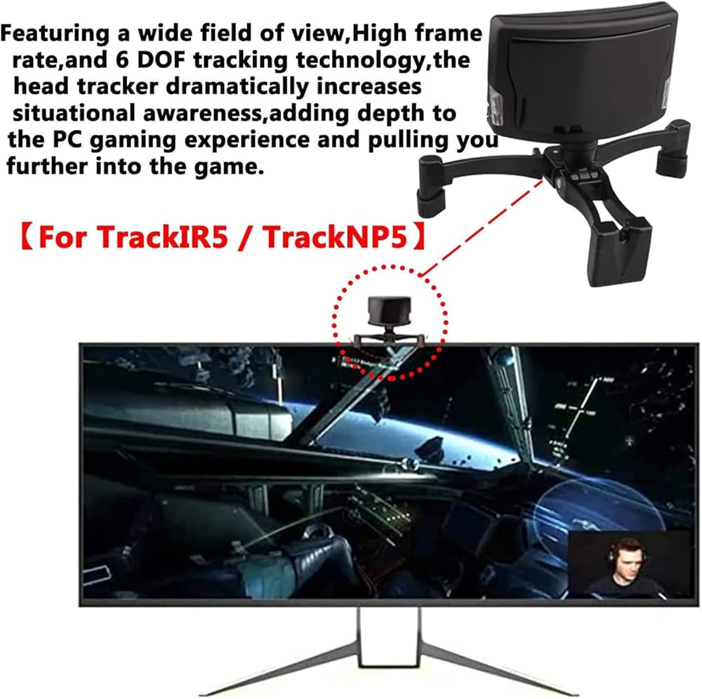 TrackIR 5 TrackClip付き TrackIr 5 Optical Head Tracking System Bundle + Track Clip