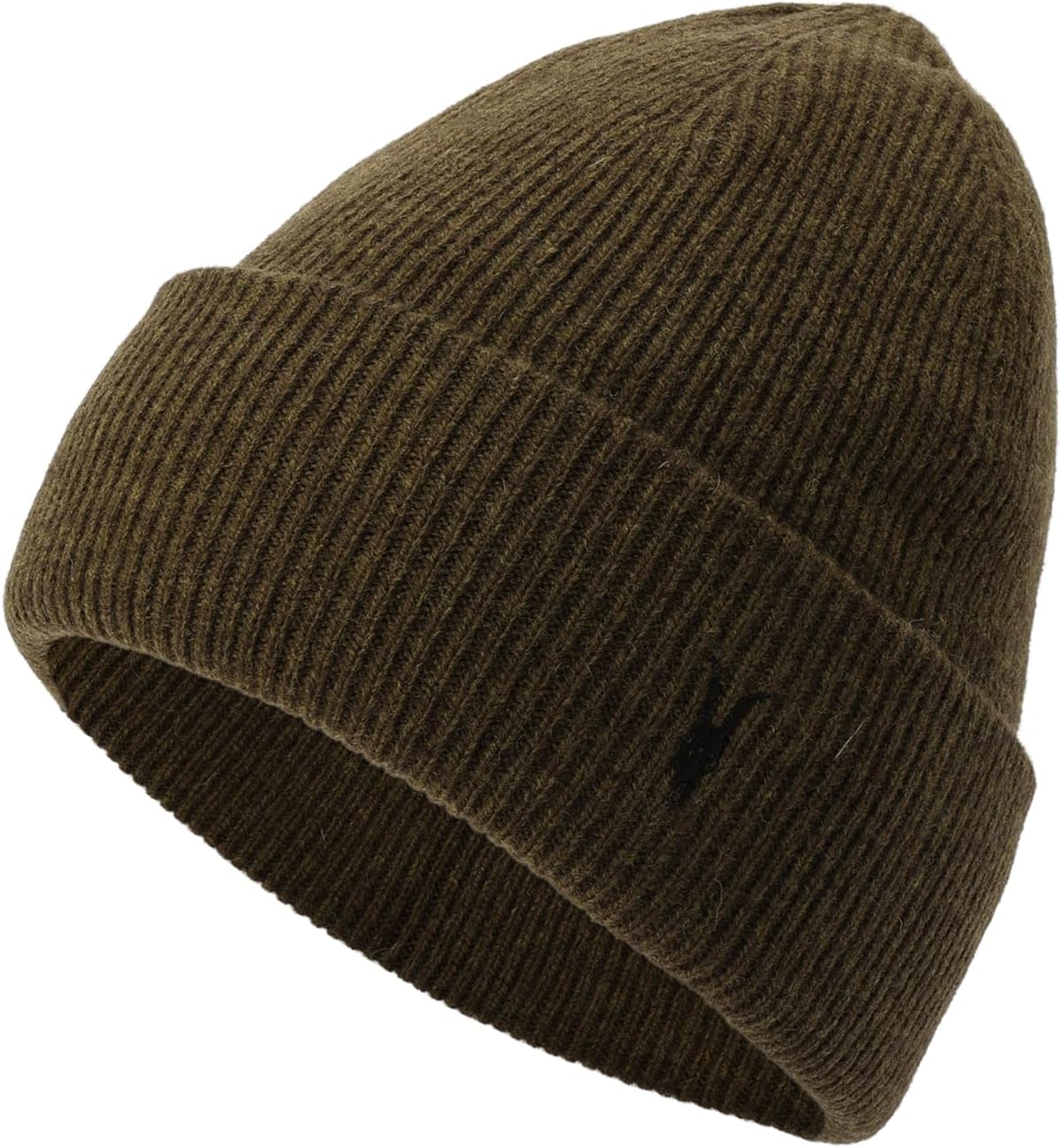 Allsaints Men's Ramskull Embroidered Beanie