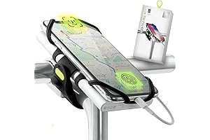 Face ID Compatible Bike Phone Holder with Charging Capability