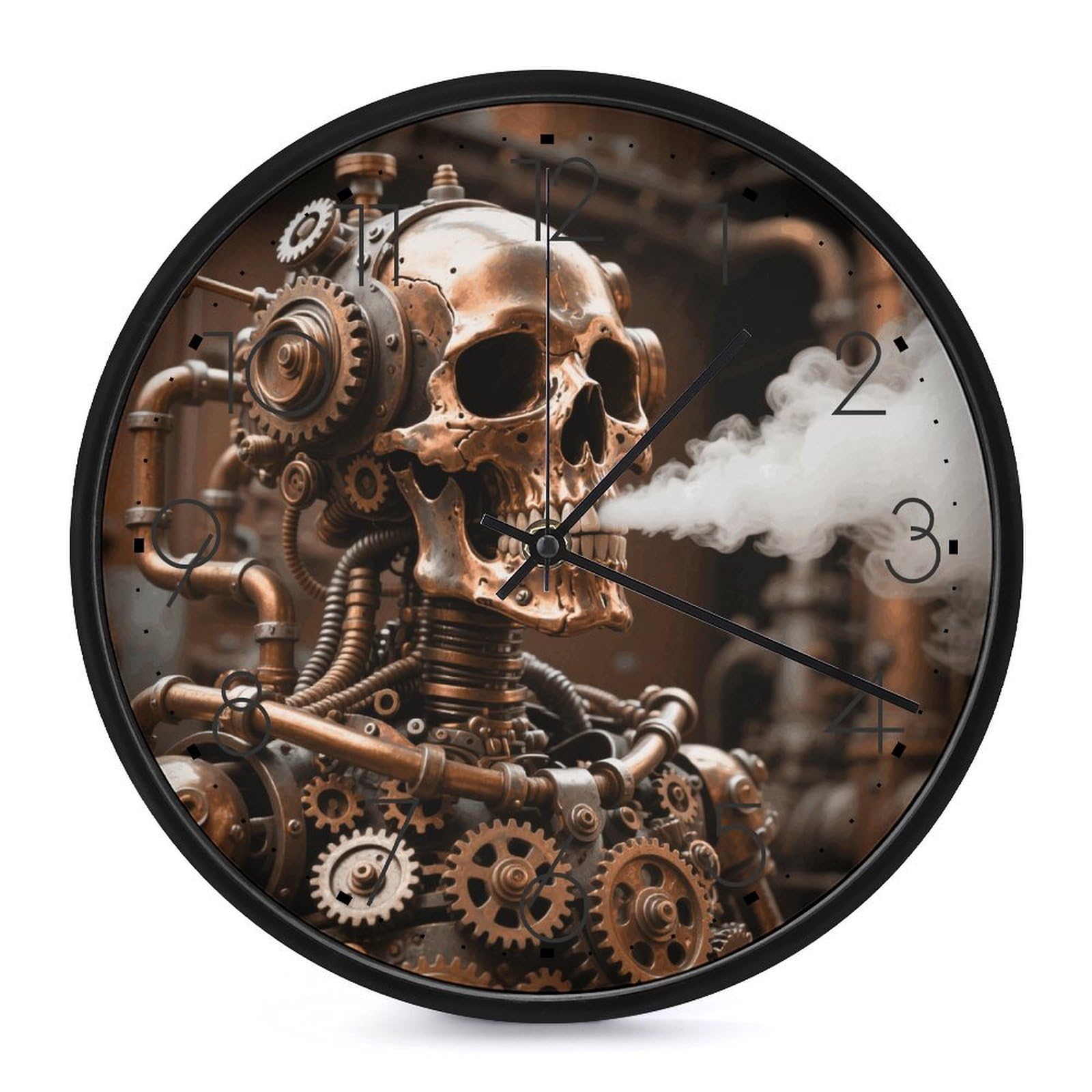 Horloge murale Picasso 25,4 cm pendule ronde silencieuse pour salon