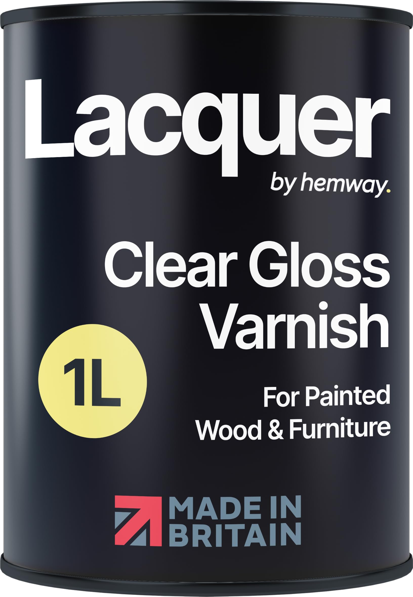 Clear Gloss Lacquer 1L | Multi-Surface Sealer to Varnish Wood & Furniture, Interior & Exterior | Waterproof, Weatherproof, Fast-Drying Clear Varnish | Protective Durable Gloss Finish Top Coat