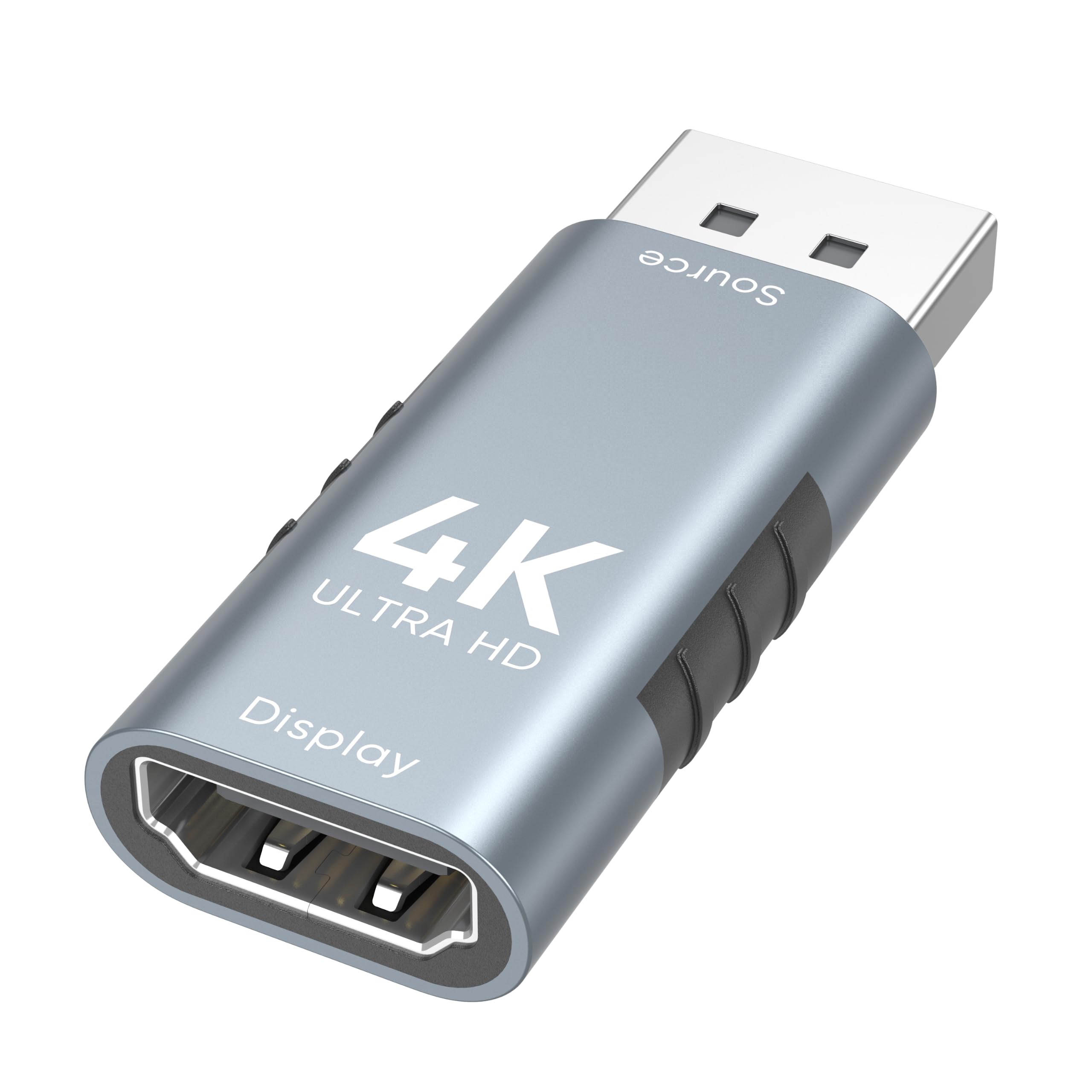 Convertidor DP a HDMI 4K compatible con GPU NVIDIA y ordenadores 8