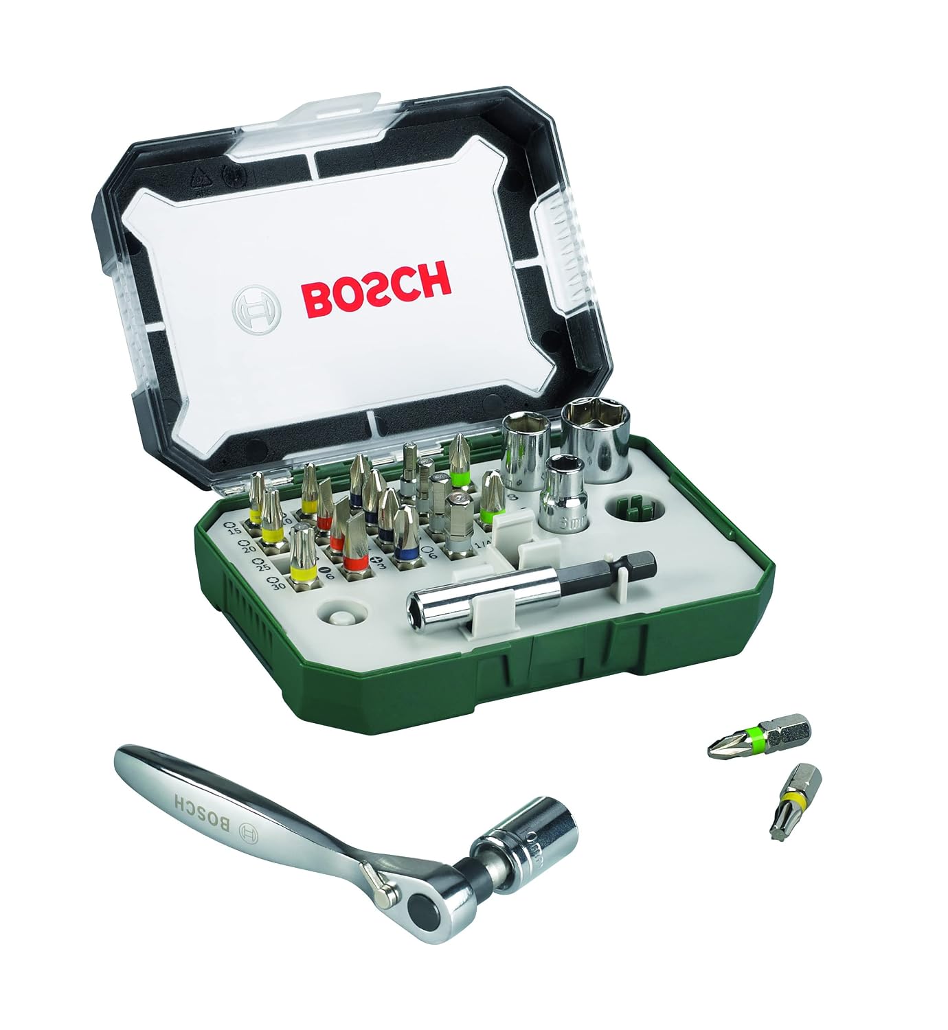 Bosch Set Bit e Cricchetto 26 Pezzi