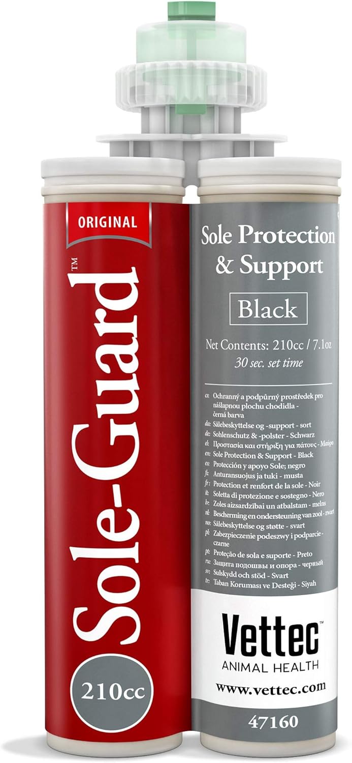 Vettec 210cc Sole Guard Sole Protection & Support Black