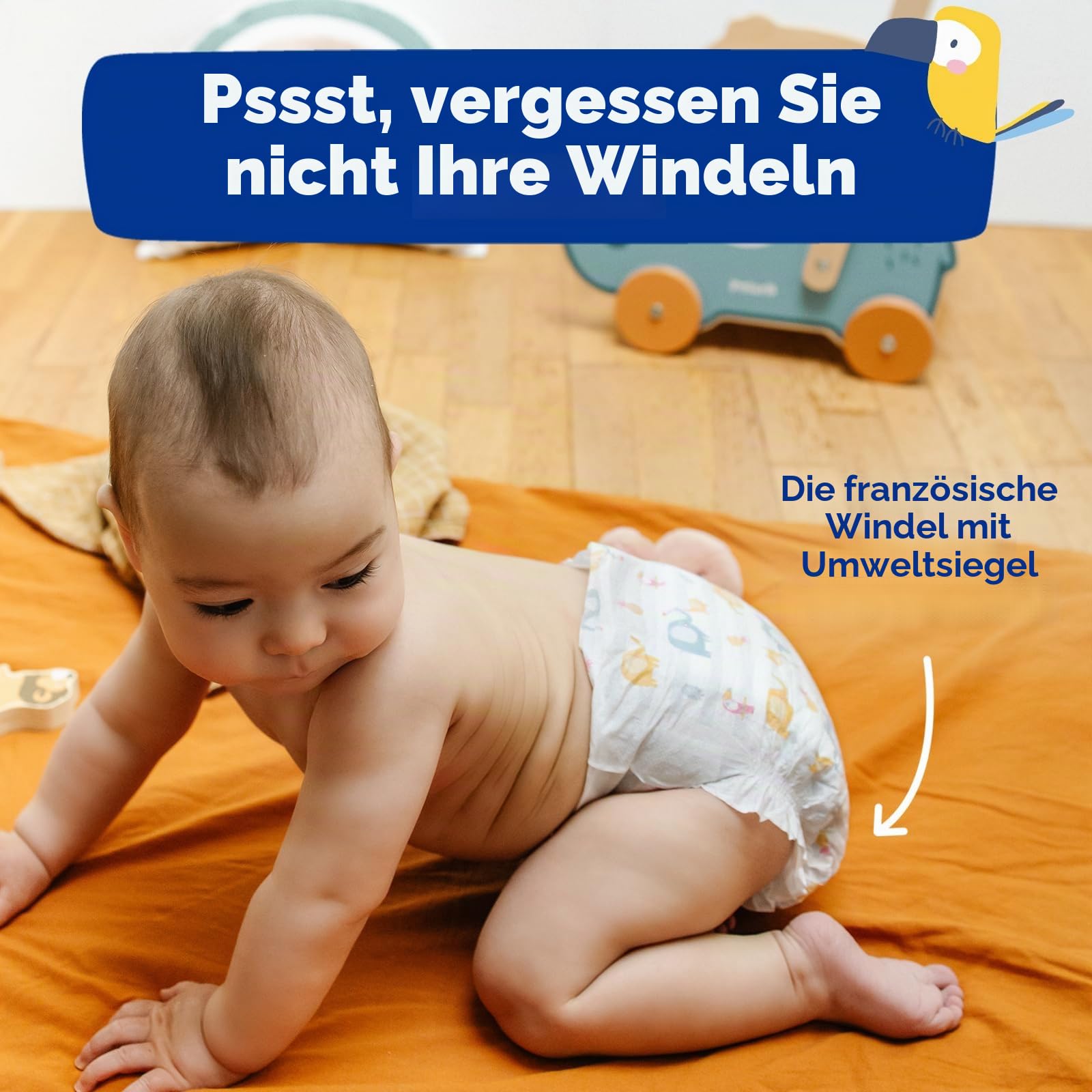 CARRYBOO - Quadratische Baby-Baumwolle – 100% Bio – für normale & empfindliche Haut – 6 Stück – ultraweich & strapazierfähig – hypoallergen – ohne Chlor gebleicht – für die ganze Familie – Packung