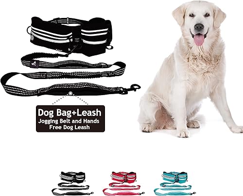 Miniatura 11 de KZJBELT-11 - Cinturón para correr y manos libres, correa elástica retráctil con absorción de golpes, con cinturón para correr, caminar, entrenar,