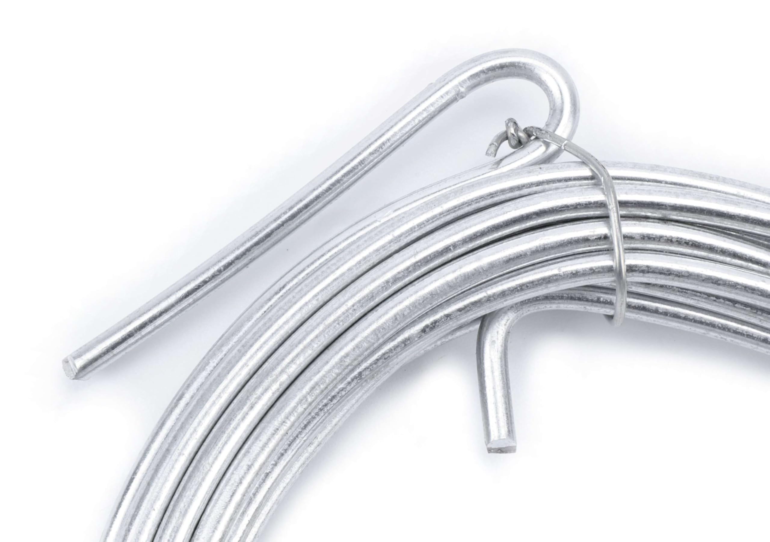 Fil galvanisé, 3 mm de diamètre, 250 g, idéal pour les travaux de construction et de quincaillerie, haute résistance et durabilité. *